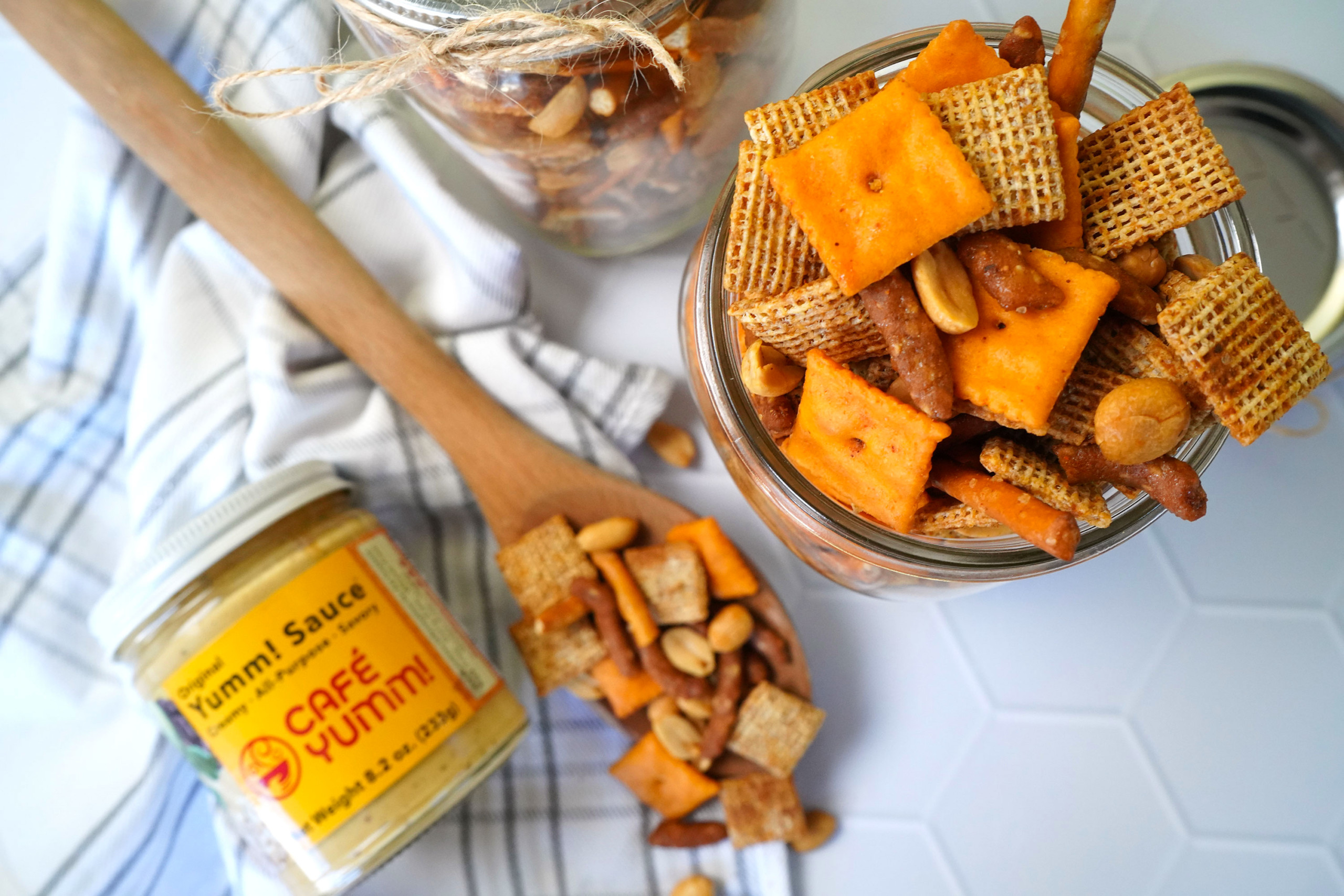 Grandma's Favorite Party Mix - Yumm! Sauce®